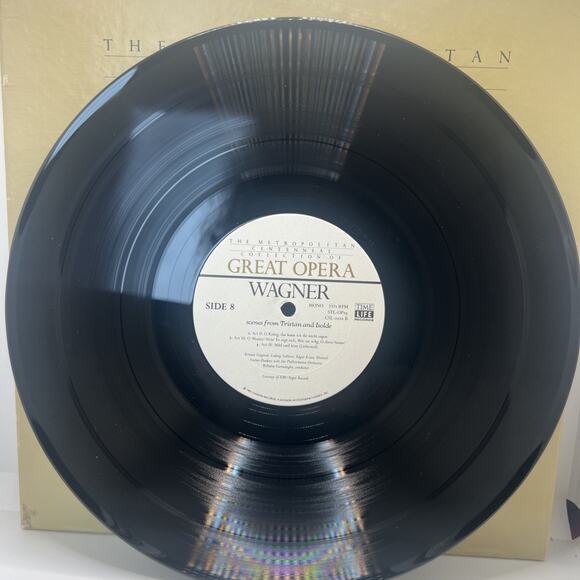 The Metropolitan Collection of Great Opera WAGNER 4 LP + Booklet EX / NM!!! WOW! - Picture 8 of 16